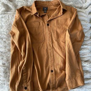 Tan Lightweight Button Down Shirt